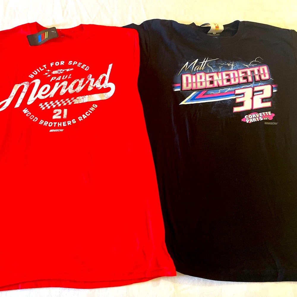 2 Nascar shirt bundle. Wood Brothers Racing NWT